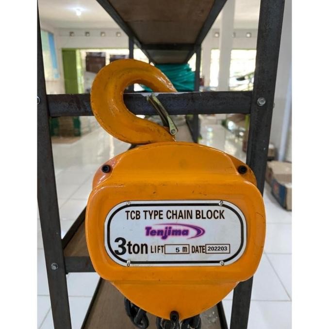 Chain Block 3 Ton 5 Meter Takel 3 Ton 5 Meter Tenjima Japan New Stok