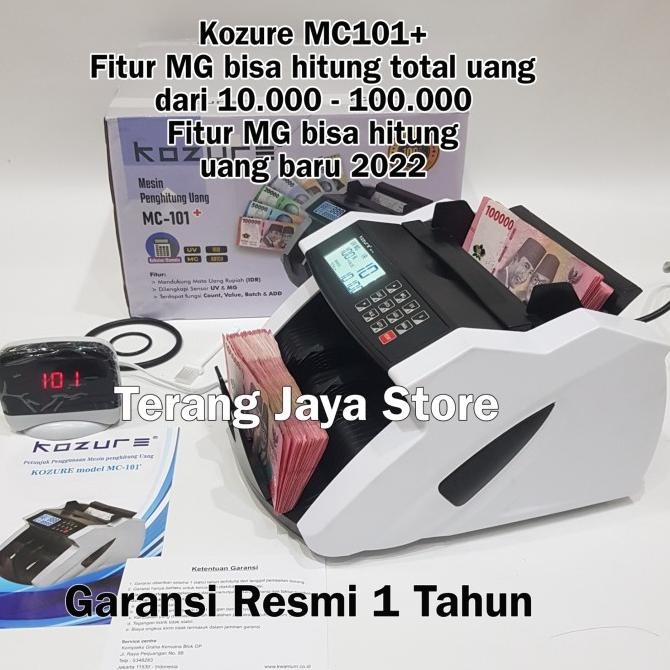 Mesin Penghitung Uang Kozure MC-101 Money Counter Kozure MC101 Mesin Hitung Uang Kozure MC101