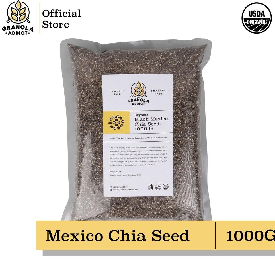 

Granola Addict Bla Chia Eed Meico Organic Organi 1G