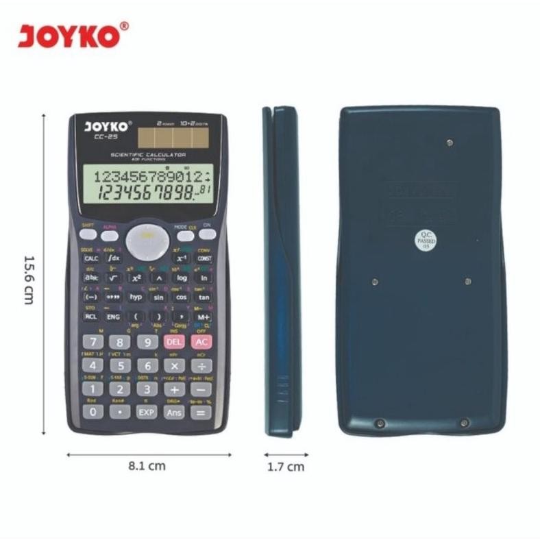 

CQ37 JOYKO CC 25 Kalkulator Ilmiah 401 Fungsi / Scientific Calculator CC25 Sale