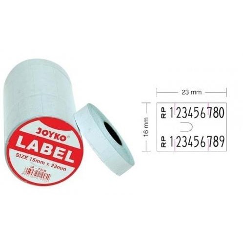

Label HArga roll 2 baris 16 mm x 23 mm JOYKO murah