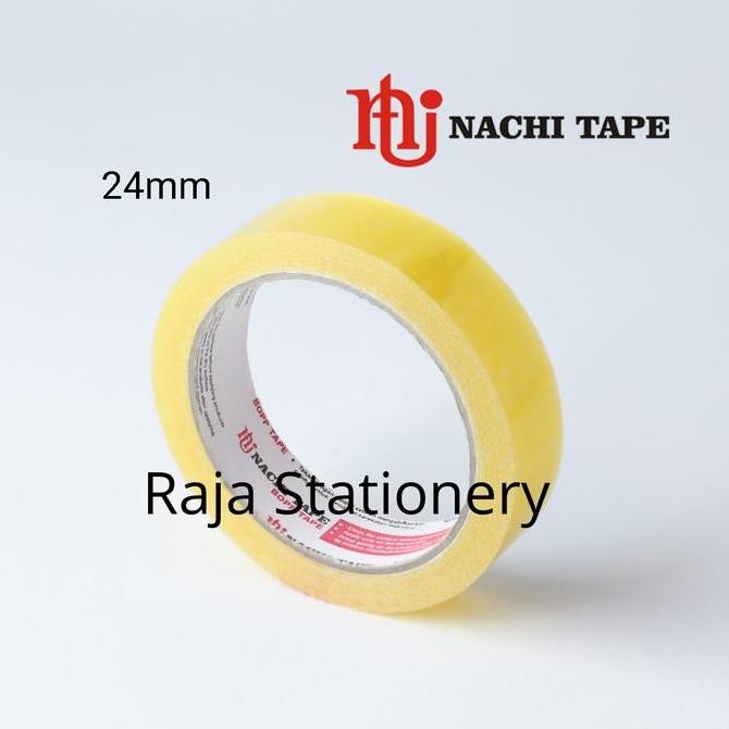 

NACHI STATIONERY TAPE 12mm 24mm SELOTIP SOLATIP ISOLASI NACHI DUS [BOX] murah