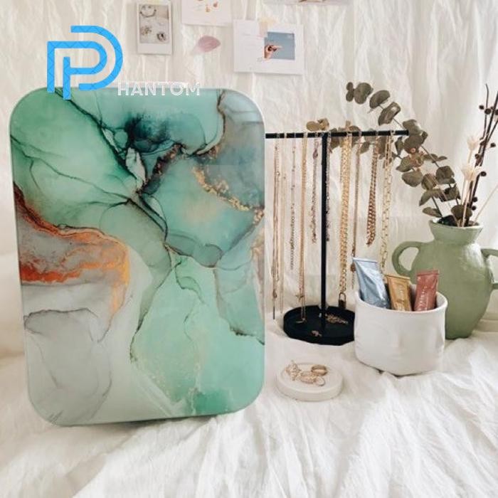 Phantom [Minifridge] 24H Delivery - 10L Skincare Mini Fridge / Kulkas Minifridge Marble Portable / K