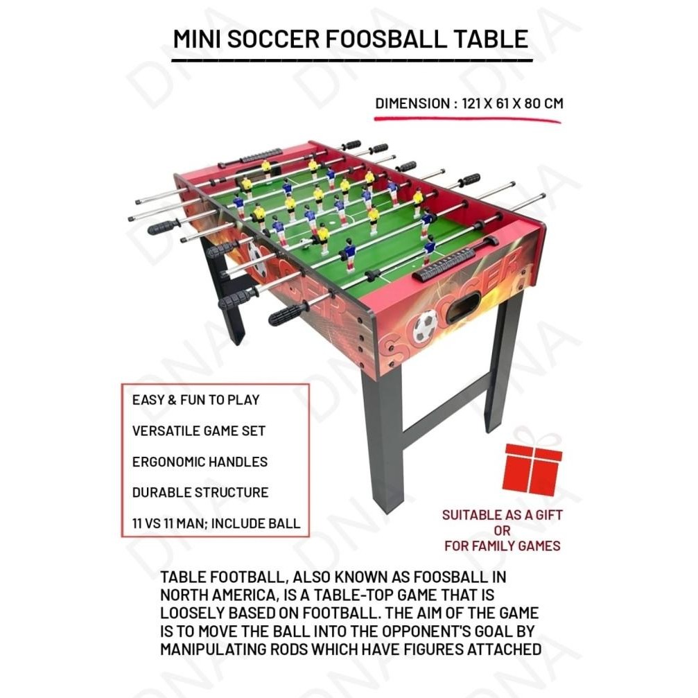 Mini Soccer Table / Foosball Table / Table Football - ORIGINAL