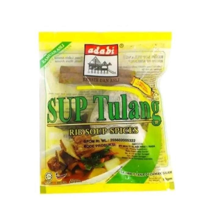 

bumbu sup tulang adabi 13gr Adabi bumbu sup tulang Rib Soup Spice 24pc murah