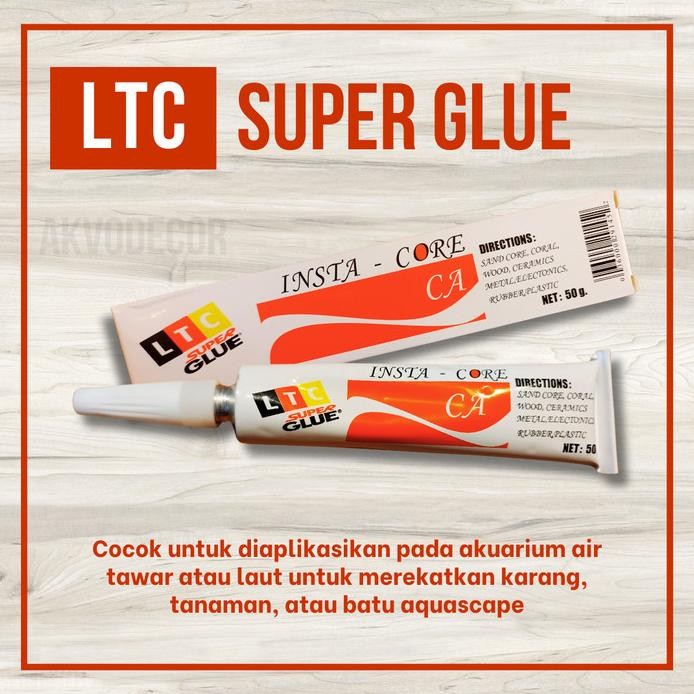 

LTC Super Glue 50g / Lem Koral / Coral Glue murah