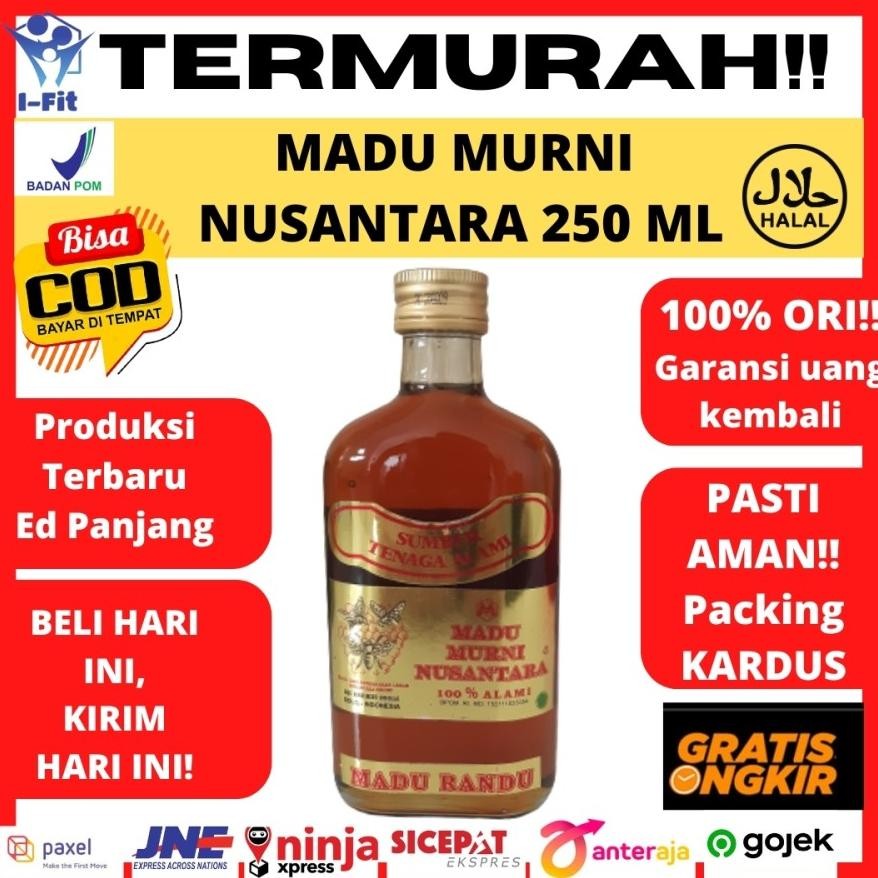 

Madu Murni NUSANTARA 250 mL ORIGINAL 100% HALAL