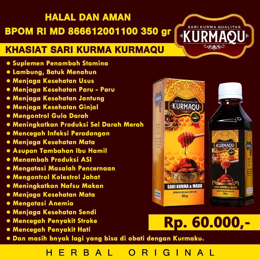 Kurmaqu - Madu Kurmaqu - Kurmaku - Kurmaqu Asli - Madu Kurma Asli - Madu Kurmaku - Obat Batuk Herbal