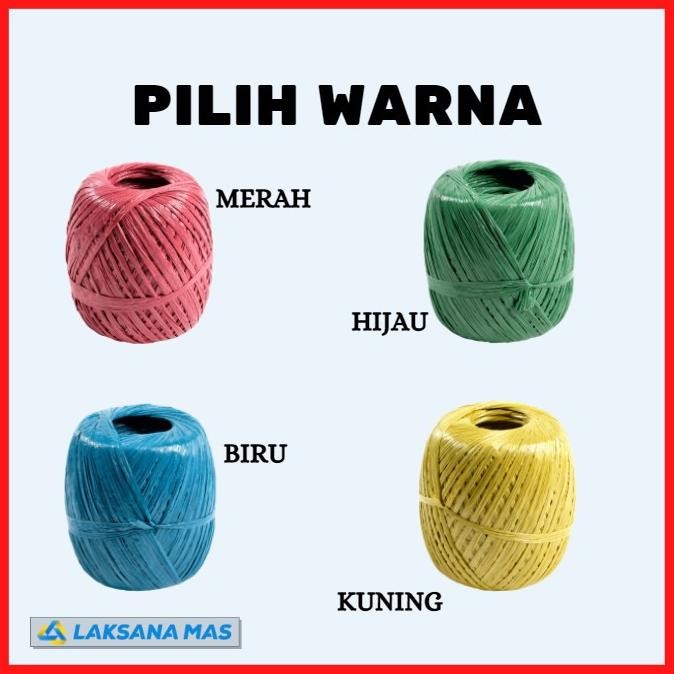 

Tali Rafia Plastik Laksanamas Merek Lonceng Warna Merah di Jakarta murah