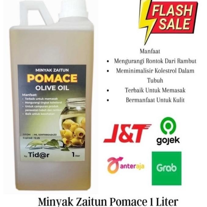 

Promo Pomace Olive OIL Minyak Zaitun Kemasan 1 Liter Curah Murah Gokil murah