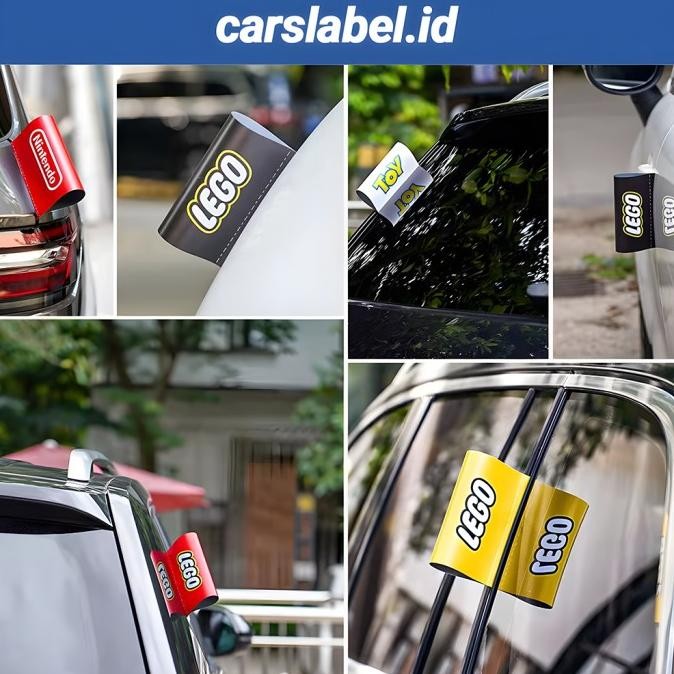 TAMIYA Label Tag Mobil - Variasi Pintu Bagasi - Hiasan Stiker Lego murah