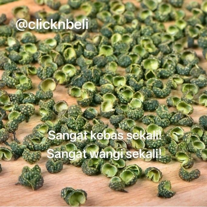 

Mala Sichuan Green peppercorn kering 50gram/Baru dan fresh murah