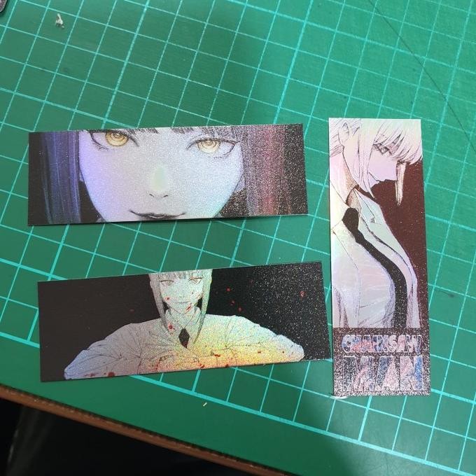 

Sticker Hologram Anime - PSH860 - Chainsaw Man - Makima - Set 3pcs murah