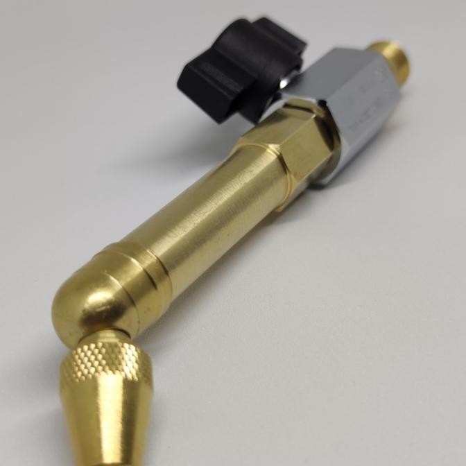 Nozzle Steam Bengkok 14cm Keran Italy Alat Cuci Ac Mobil Motor