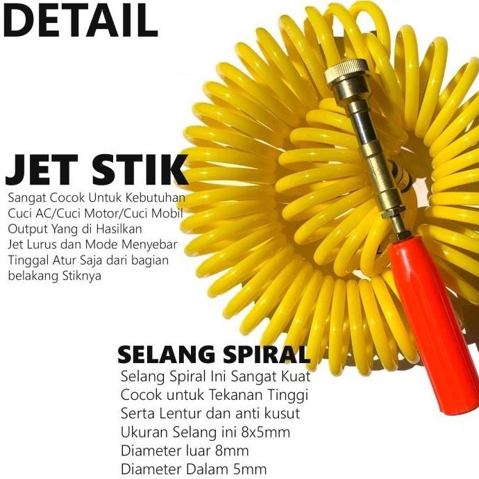 Paket Lengkap Alat Cuci Motor & Mobil POMPA AKANA 4949 tekanan tinggi