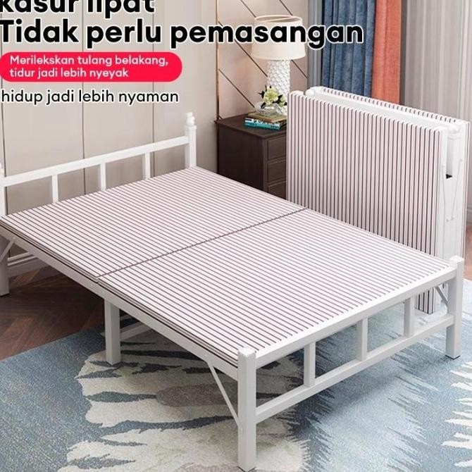 Ranjang Lipat Kasur Lipat Folding Bed Kasur Lipat Ranjang Lipat Folding Bed Portable