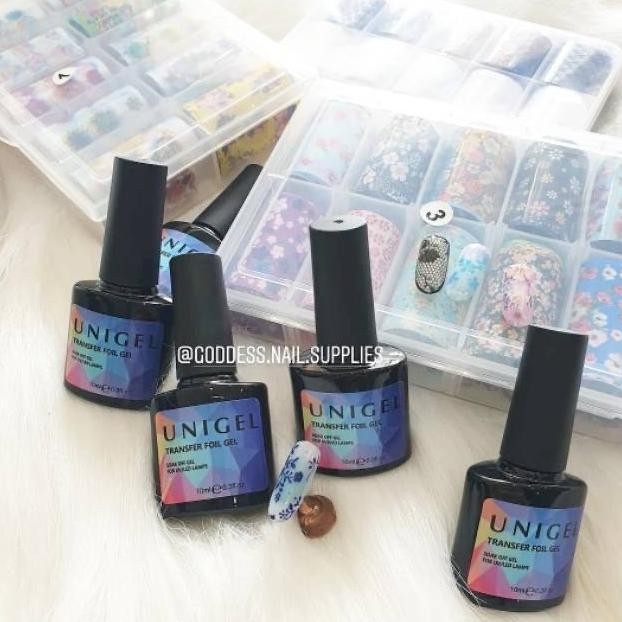 Murah Transfer Foil Uv Gel Transfer Foil Glue Nailart Sticker