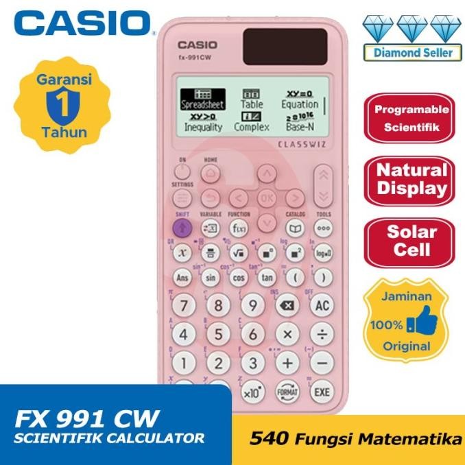 

Kalkulator Casio Fx 991 Cw Standard Scientific