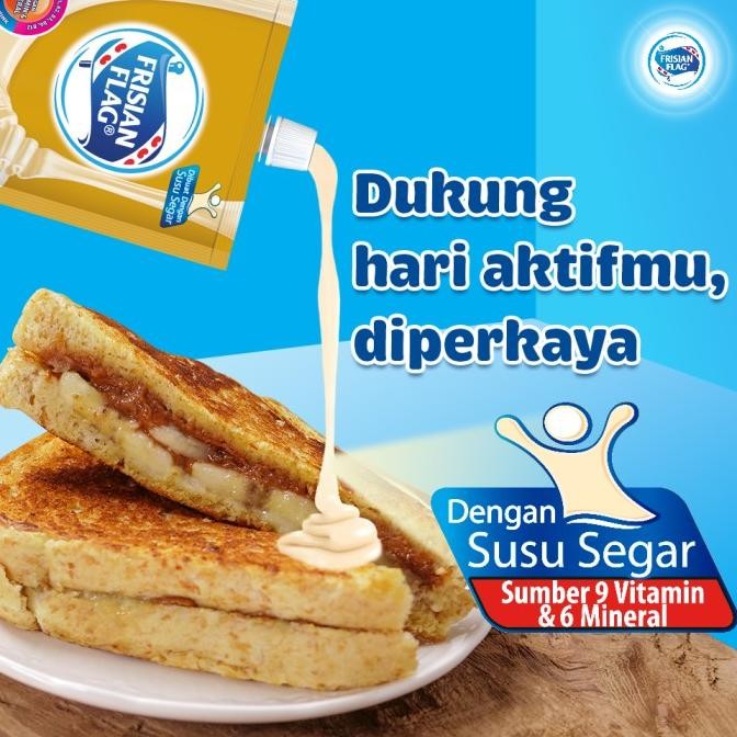 

|| FARISMAL / Frisian Flag Bendera Kental Manis Gold Pouch 280g [3 Pcs] ||~~~