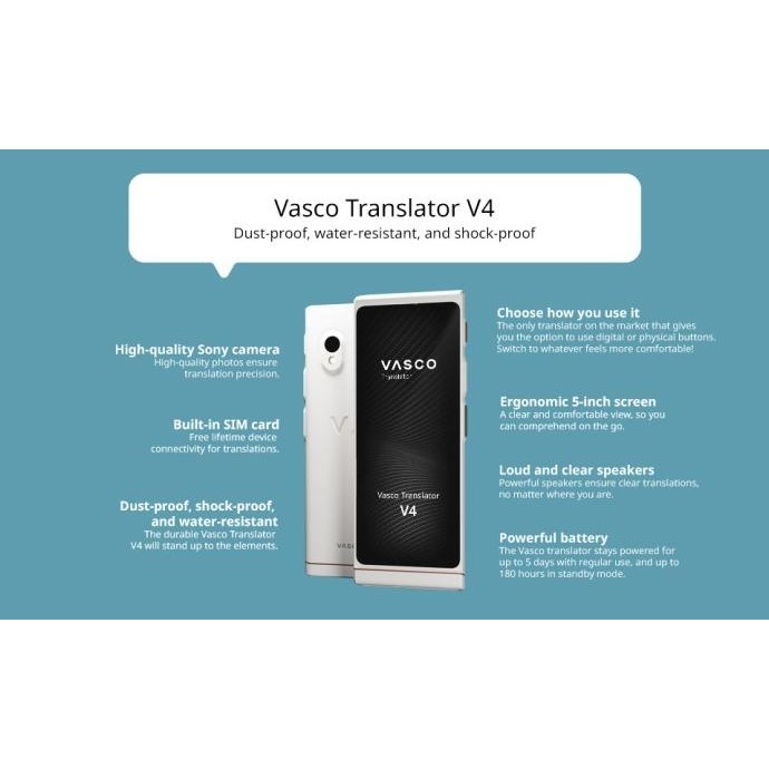 

Vasco Translator V4 108 Languages 200 Countries Internet Translator