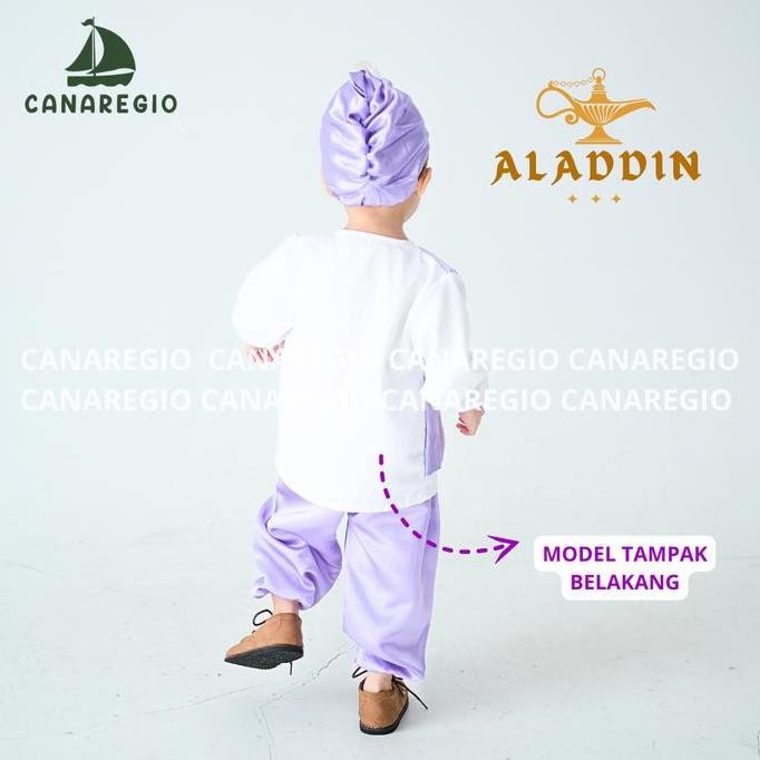 Kostum Aladin Prince Aladdin Putri Yasmine/ Anak Laki laki / Aladin disne