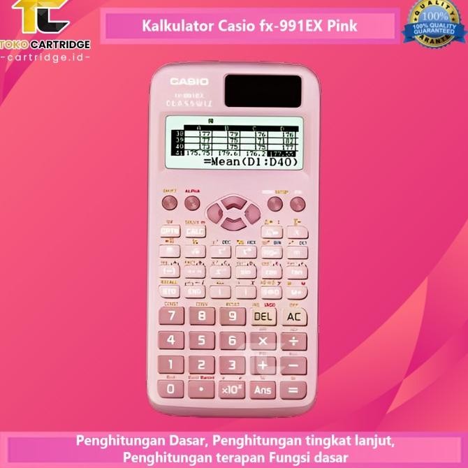 

Calculator Casio Model Scientific Calculator Fx-991Ex Kalkulator Ilmiah Hitam Black Blue Pink Kuliah Akutansi Original Bergaransi Resmi