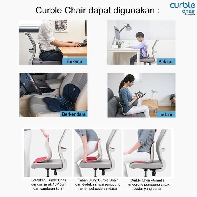 Grosir Curble Chair - Kursi Penopang Postur Pinggang