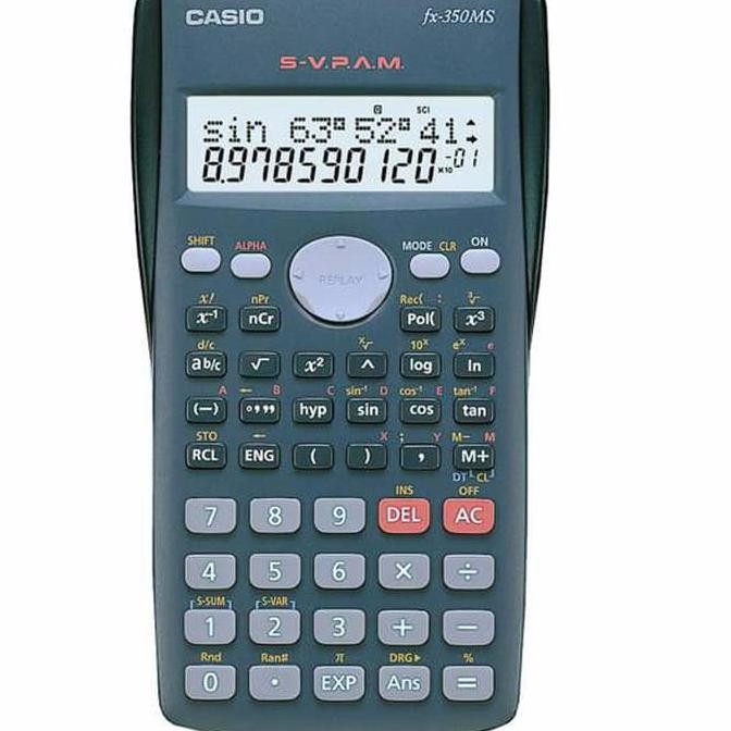 

TERMURAH - Scientific Calculator CASIO FX-350MS ORIGINAL