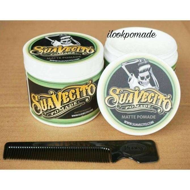 Grosir Suavecito Matte Pomade Waterbased Strong Original Usa 4Oz
