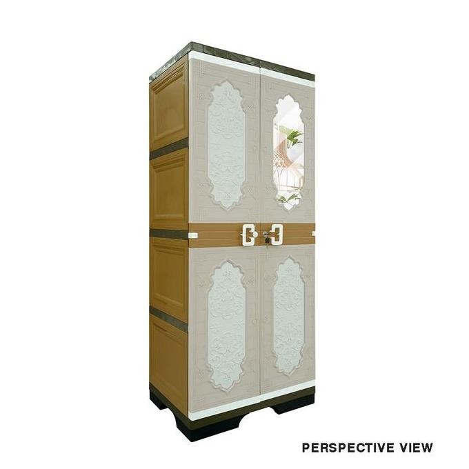 Promo Club Ultra Junior 1 Mirror - Lemari Penyimpanan Plastik - Lemari Pakaian Minimalis - Lemari Ba