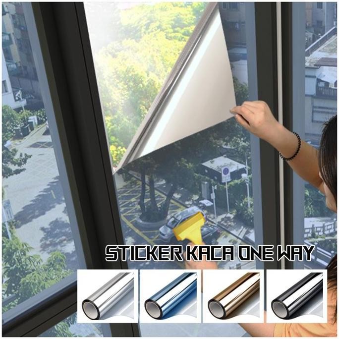 HOT SALE STIKER STICKER SETIKER KACA ONEWAY SATU ARAH KACA FILM SUNBLAST WINDOW FILM ONE WAY MIRROR 