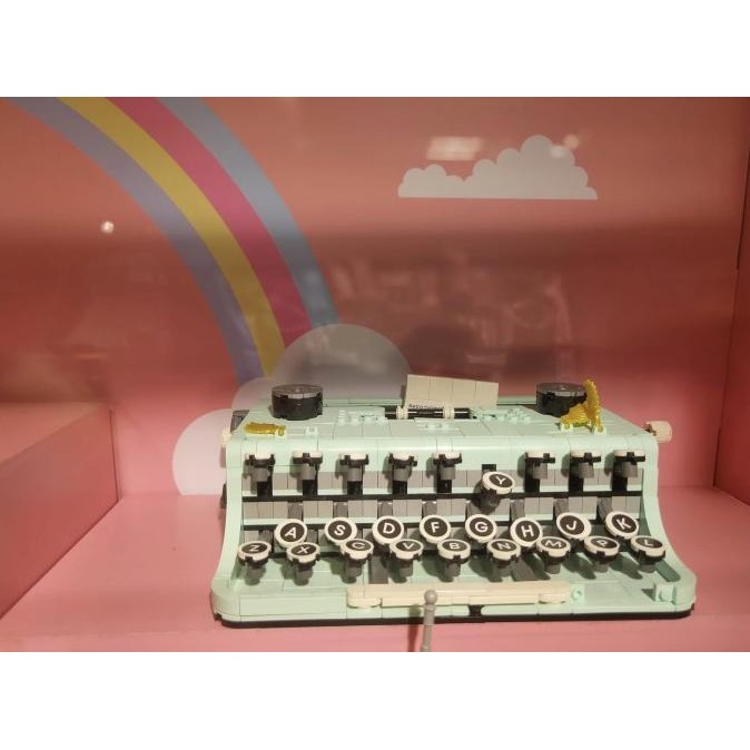 

Sale Retro Bricks Typewriter Blocks Marking Machine Keyboard Mesin Ketik