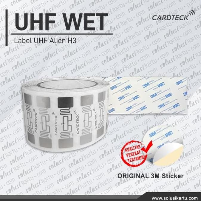 

Grosir Uhf Wet Inlay Rfid Tag Alien H9 Sticker For Asset Management Cardteck Uhf-Wet1 Grosir Per Rol