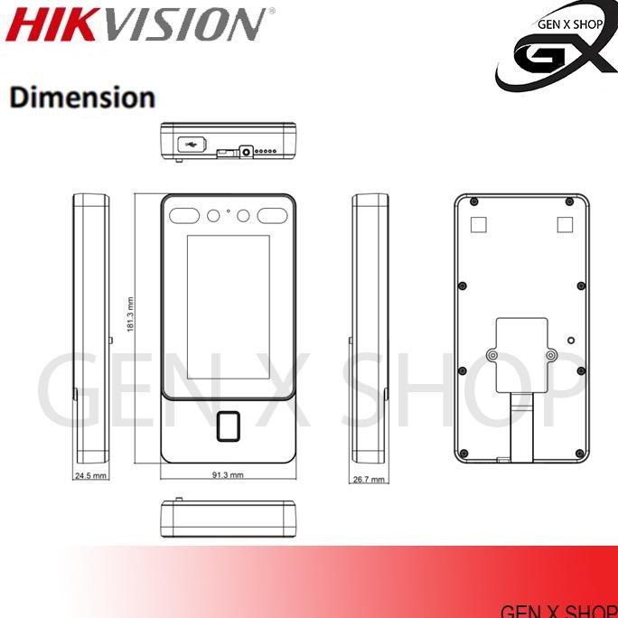 

Sale Ds-K1T342Mfx Hikvision Face, Card, Fingerprint Absensi