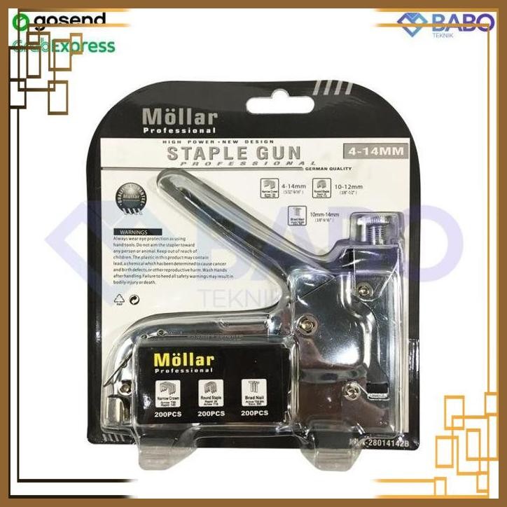 

[BBT] STAPLE GUN 3 IN 1 MOLLAR STAPLES TEMBAK STAPLER TACKER HEKTER HECKTER