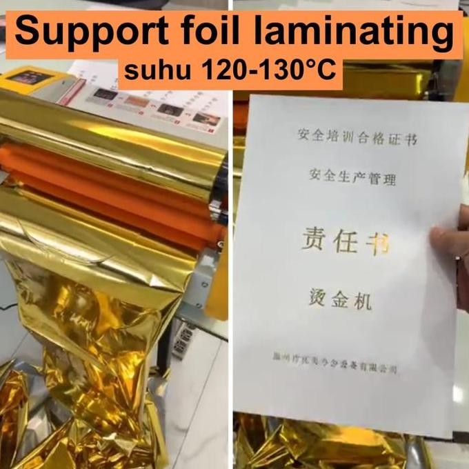 

Promo Grakitec Mesin Laminasi / Laminating Roll A3+ Ogk 3580S Hot ( Panas ) + Cold ( Dingin ) 4 Lampu Pemanas