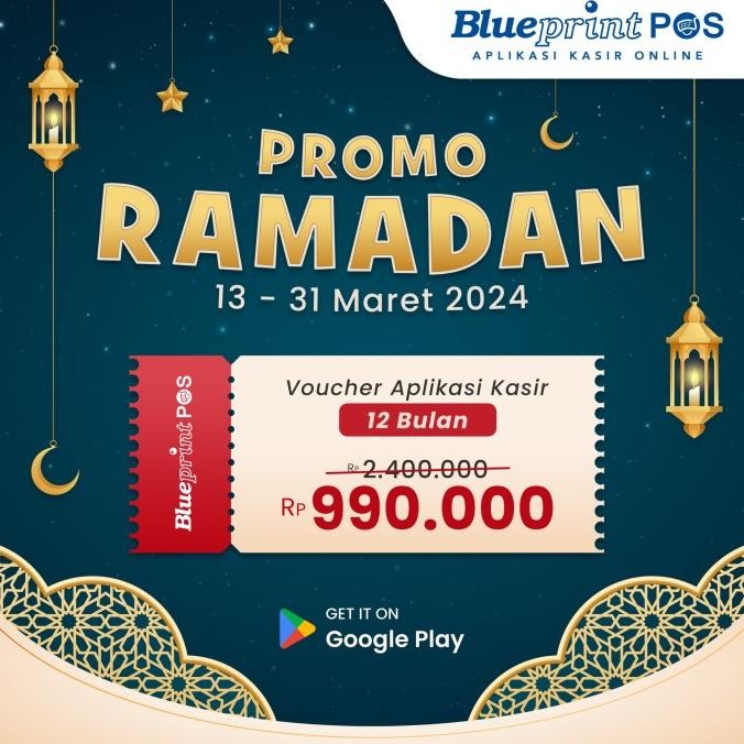 

Grosir Voucher Promo Langganan Aplikasi Kasir Blueprintpos 1 Tahun