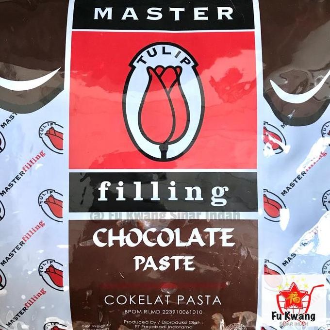 

Tulip Master Choco Chocolate Cokelat Coklat Filling Paste Pasta 500 g murah