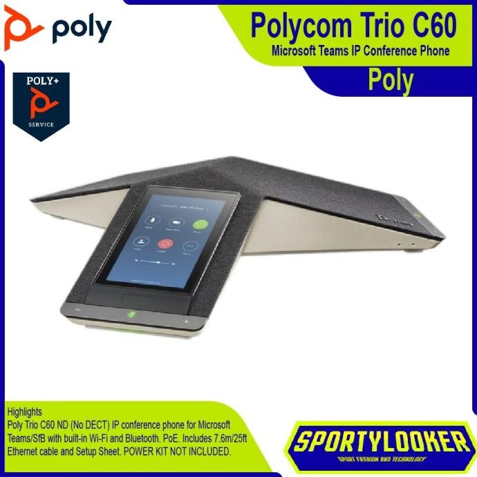 Grosir Poly Polycom Trio C60 Nd Ip Conference Phone