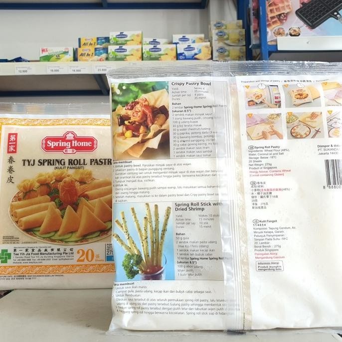 

Spring Roll Pastry 270Gr Isi 20Pcs 8,5Cm murah