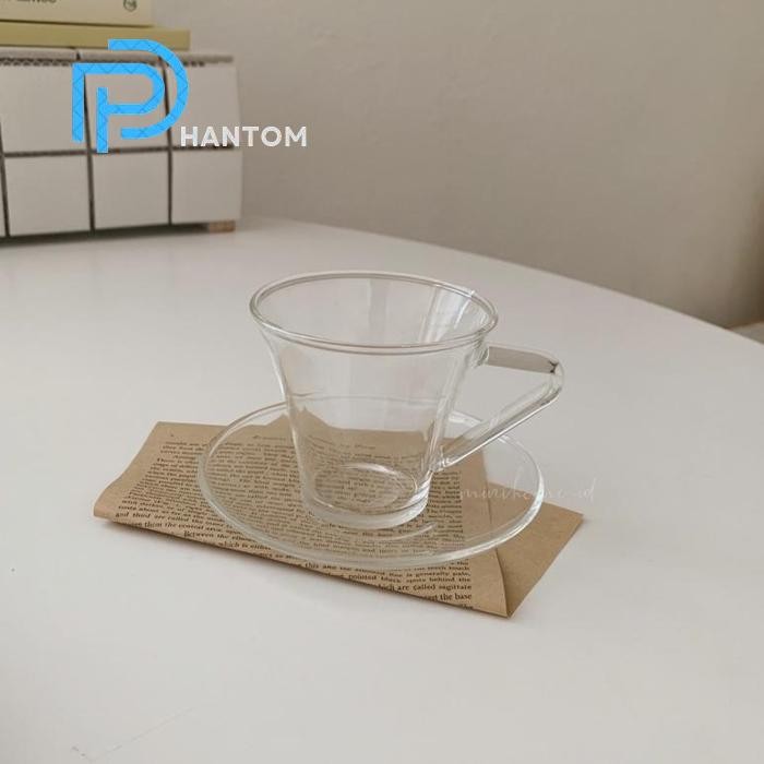 Phantom [Minihome] Mido Teacup Cangkir Teh Piring Set Tatakan Saucer Dessert Plate Piring Kecil Mug 