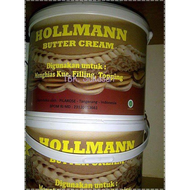 

Hollman buttercream kemasan 500gr repack white vanilla murah