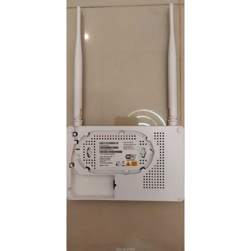 Onu Zte F609 V3 Gpon Baru Tanpa Adaptor