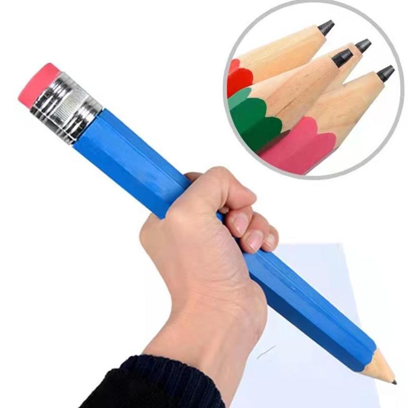 

Premium Pensil Hb Jumbo / Pensil Besar / Pensil Raksasa High Quality