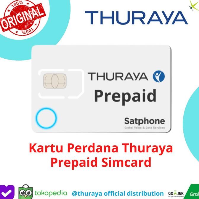 Promo Kartu Perdana (Prepaid Simcard Thuraya) For Hp Satelit Thuraya