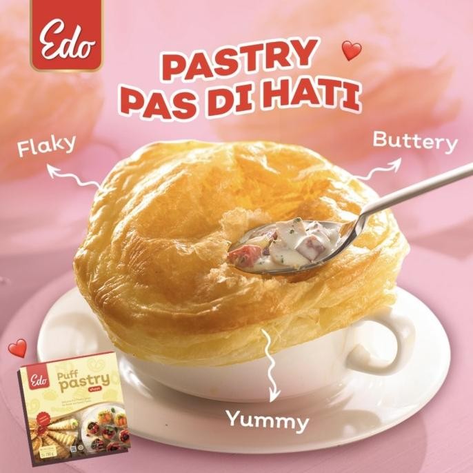 

Edo Puff Pastry Sheet | Kulit Pastry Zuppa Frozen Siap Pakai murah