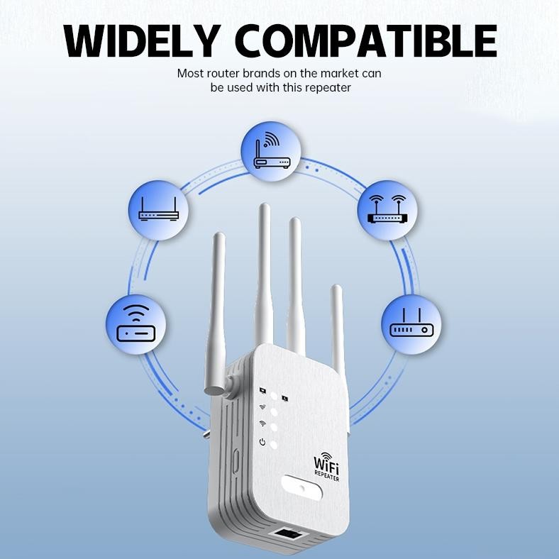 300M Wifi Repeater Wifi Wireless Range Extender Router Penguat Sinyal Penguat Sinyal