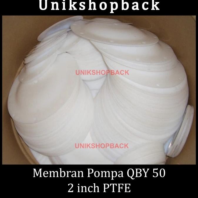 Membran Pompa Qbk/Qby 50 (Qbk50/Qby50) 2 Inch Diaphragm Nbr/Ptfe New Stok