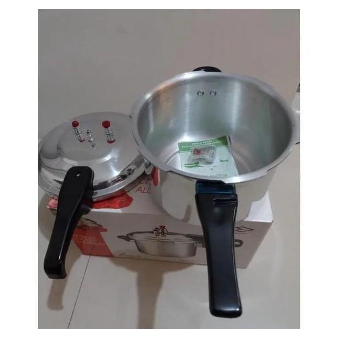 Murah Panci Presto 4 Liter 20Cm Stainless Steel , 5 Liter 6.5 Liter Cooker Steinless - Bergaransi