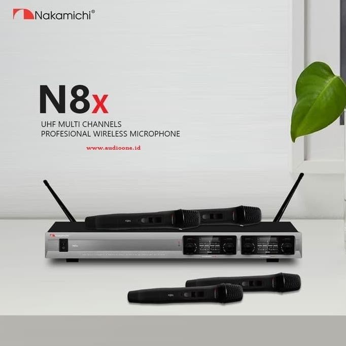 Grosir Nakamichi N8X Microphones Wireless 4 Channels
